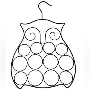 METAL OWL SCARF HANGER
